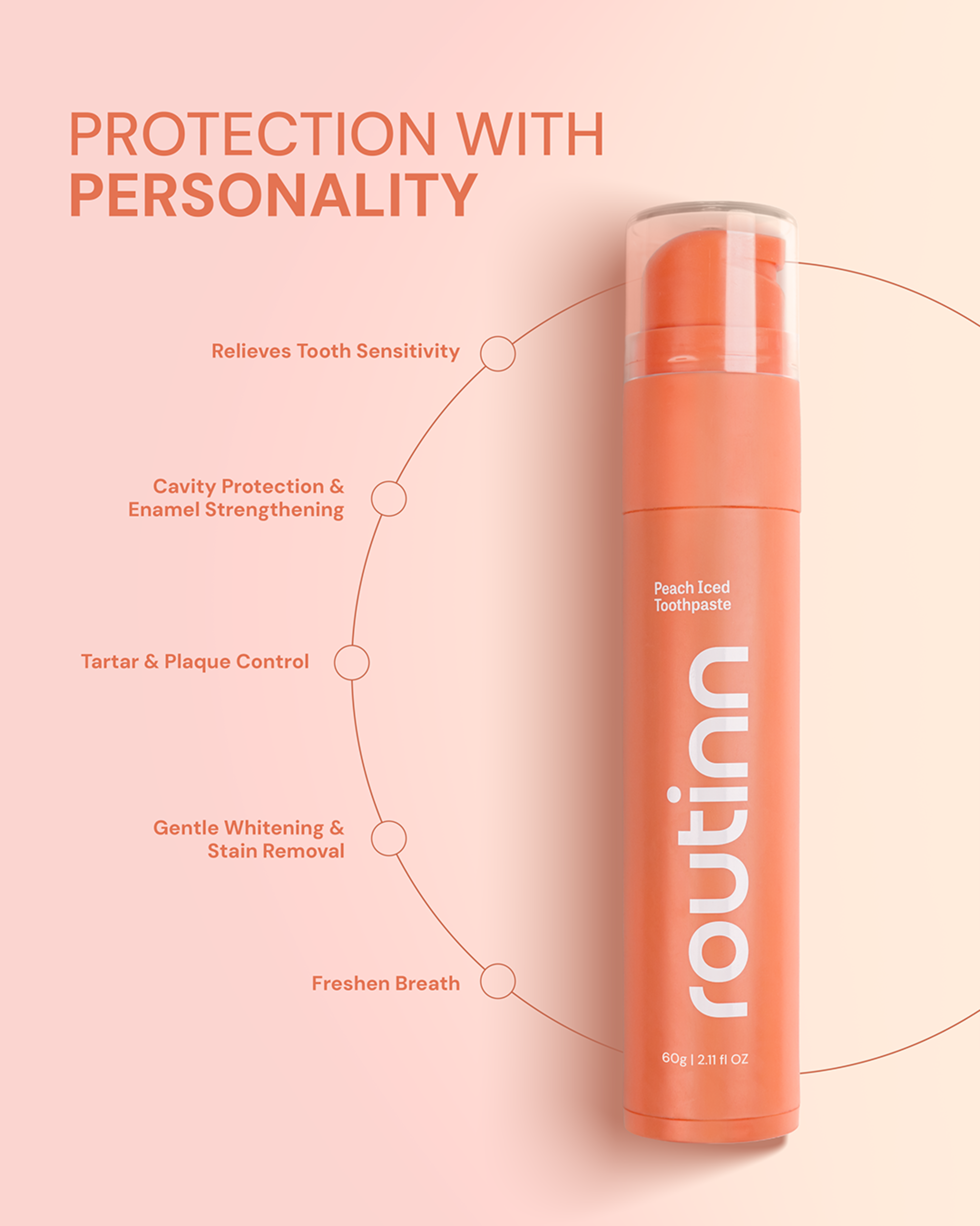 Peach Iced Toothpaste